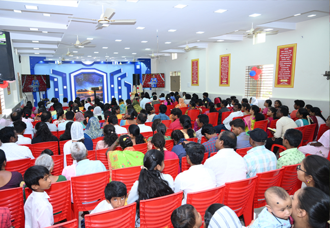 Bro Andrew Richard celebrates his 60th Birthday with grandneur amidst a large number of devotees here on Sunday, 16th, 2023, at Grace Ministry Prayer Centre Budigere in Bangalore with a myriad of wishes.